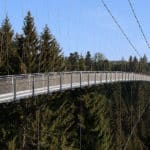 Hängeseilbrücke Wildline in der Nähe des Wellnesshotels Moknis