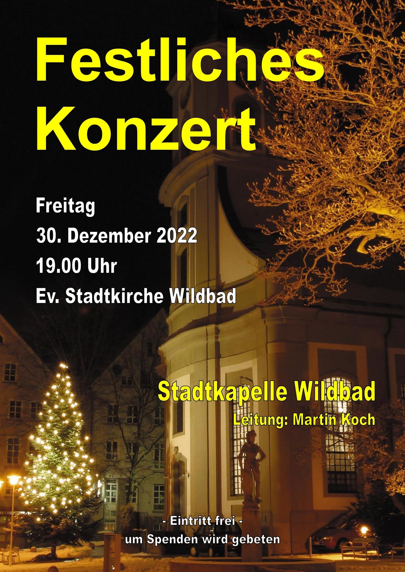 Festliches Konzert der Stadtkapelle Wildbad