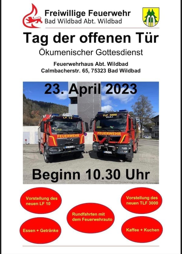 Tag der offenen Tür Feuerwehr Bad Wildbad