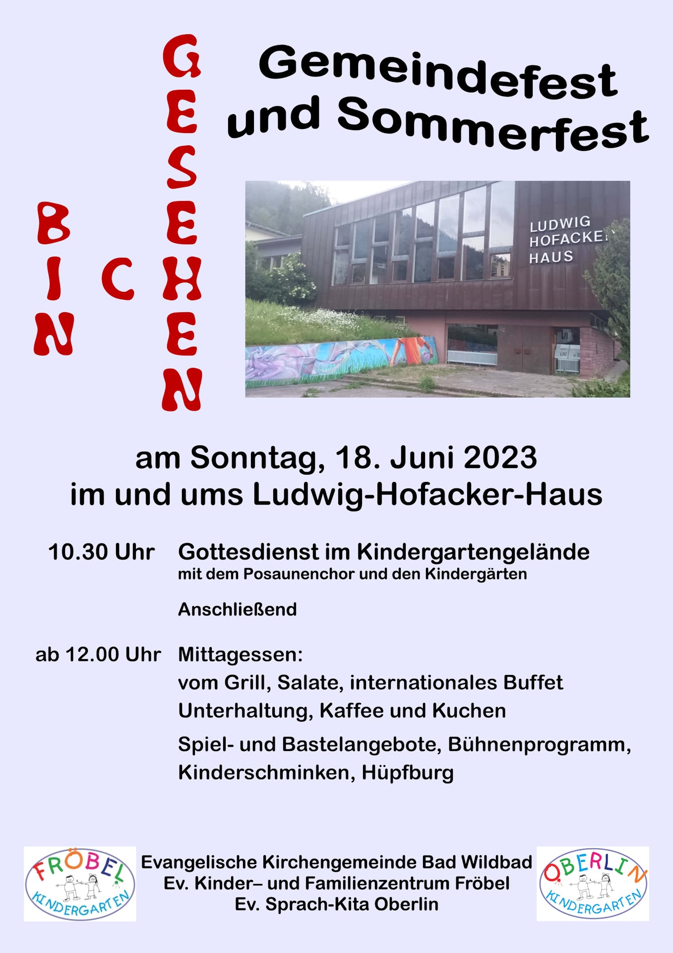 Gemeindefest und Sommerfest