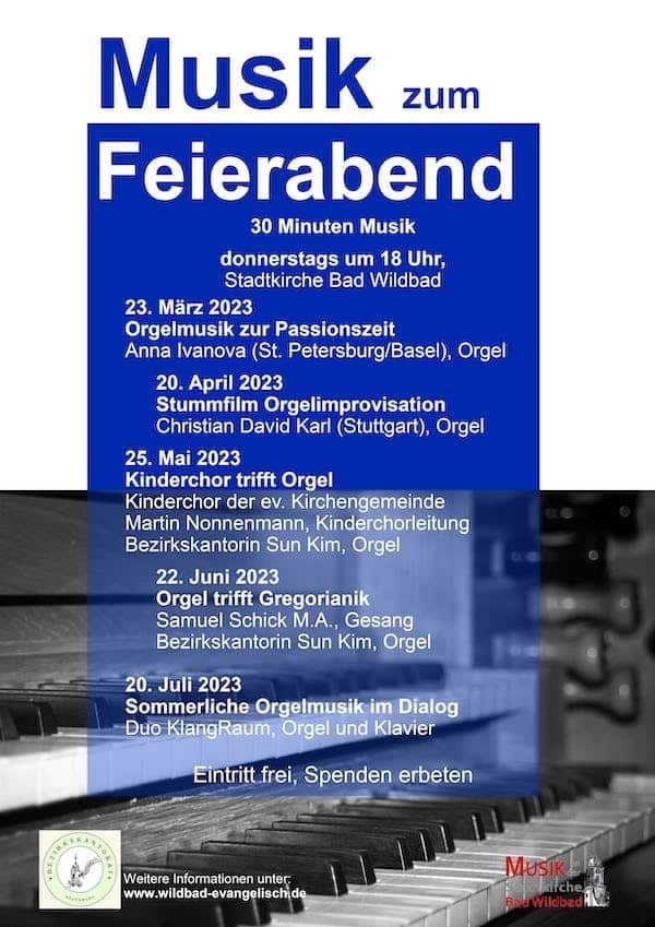 Musik zum Feierabend - Kinderchor trifft Orgel