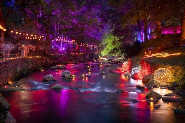 Sommerfest im Kurpark - Enzbeleuchtung