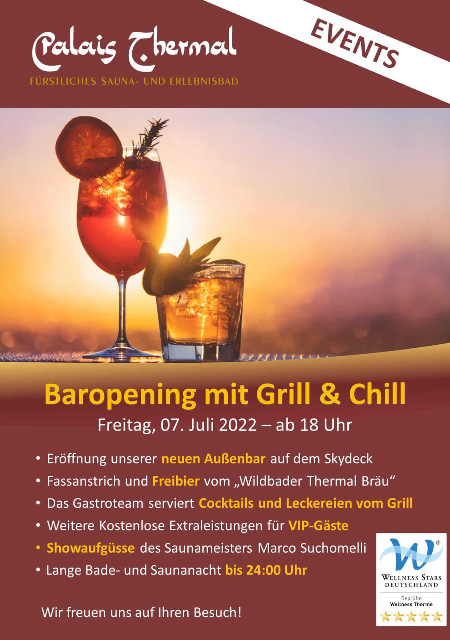 Bar Opening Palais Thermal Therme Schwarzwald