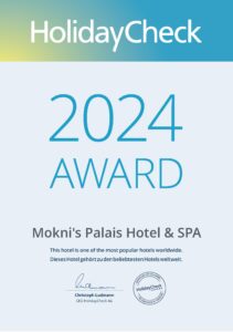 Holidaycheck Special Award Wellnesshotel im Schwarzwald 2024