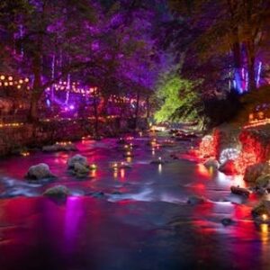 Sommerfest im Kurpark - Enzbeleuchtung