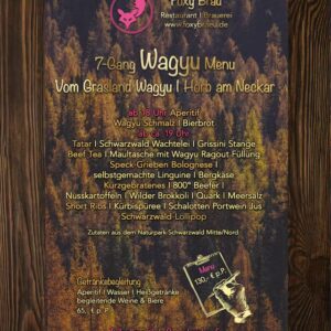 7-Gang WAGYU Menu