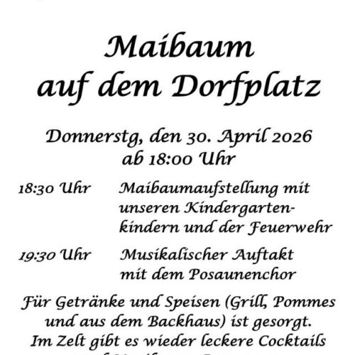 Maifest in Sprollenhaus.