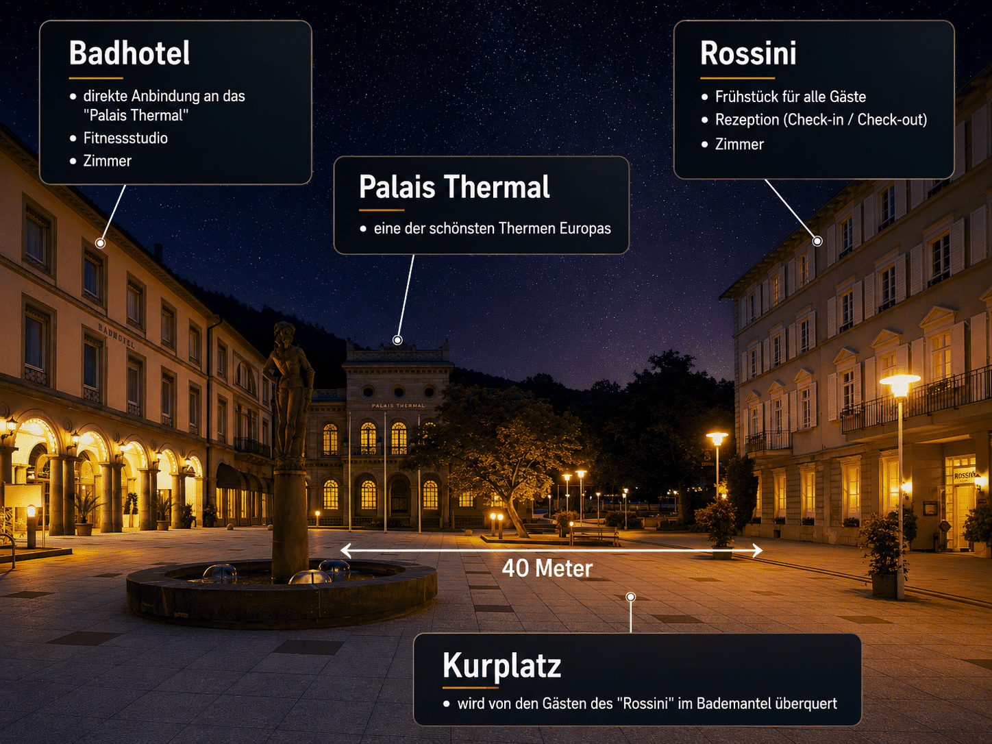 Übersicht Hotelkomplex Mokni’s Palais Hotel & SPA